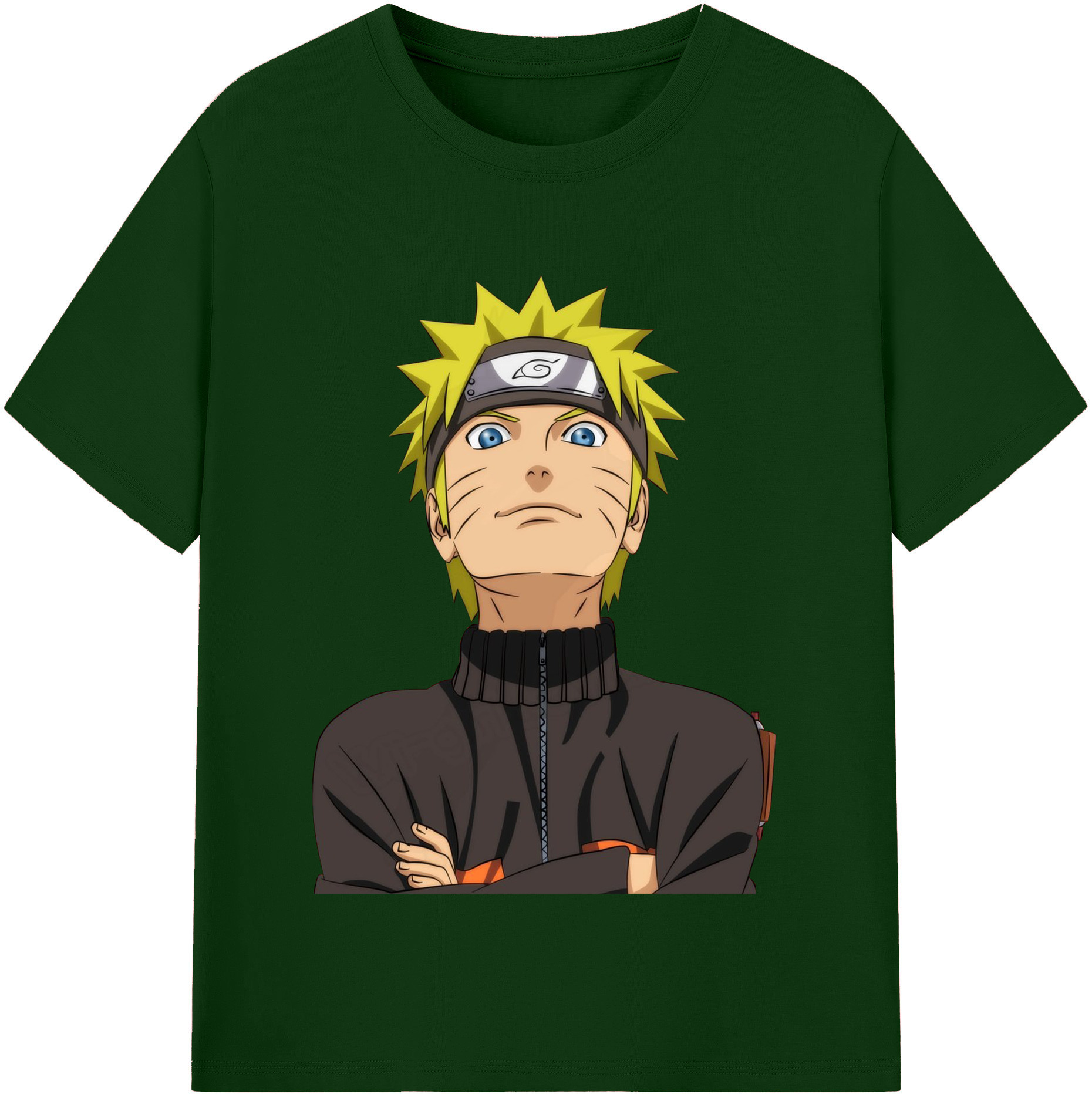 （画像用） NARUTO -ナルト- うずまき ナルト Uzumaki Naruto 綿100％半袖Tシャツ（フロントプリント）